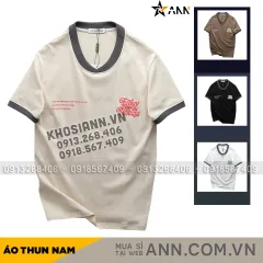 Áo Thun Nam Cổ Tròn Pack Horse In Nổi Chữ Enjoy The Process (Có Size 3x)