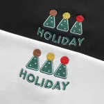 Áo Thun Nam Cổ Tròn Pack Horse Thêu Nổi Chữ Holiday (Có Size 3x)