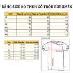 Áo Thun Nam Cổ Tròn Rurumen Màu Trắng In Chữ NYC 1987 (Có size 4x)