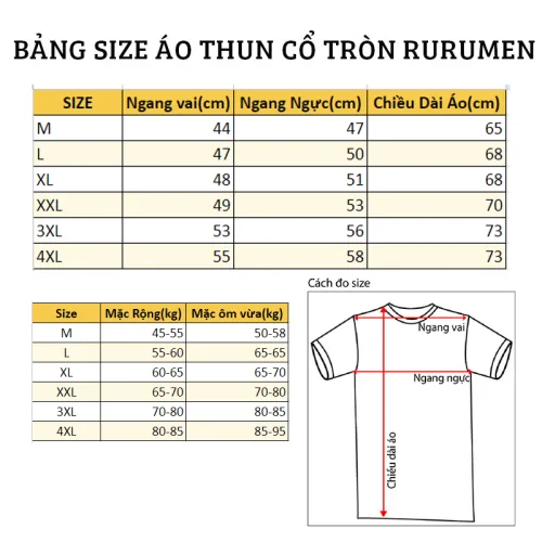 Áo Thun Nam Cổ Tròn Rurumen Màu Trắng In Chữ NYC 1987 (Có size 4x)