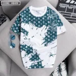 Áo Thun Nam Cổ Tròn Tay Ngắn In Hoạ Tiết Chữ (có size 3x)