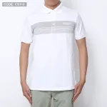 Áo Thun Có Cổ Nam Phối Sọc Trước Ngực Cao Cấp