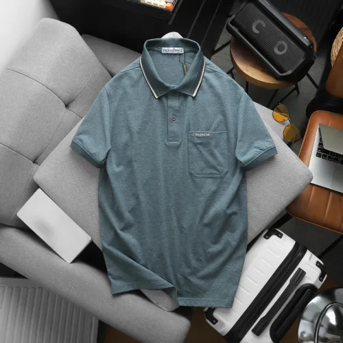 Áo Thun Nam Polo - Áo Thun Cổ Bẻ Nam Phối Sọc Ở Cổ Có Túi Trước Ngực Được Thêu Logo Chữ Paclehorse Sang Trọng Có Big Size