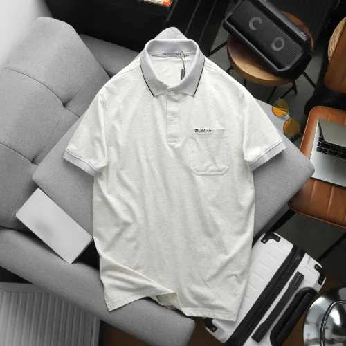 Áo Thun Nam Polo - Áo Thun Cổ Bẻ Nam Phối Sọc Ở Cổ Có Túi Trước Ngực Được Thêu Logo Chữ Paclehorse Sang Trọng Có Big Size