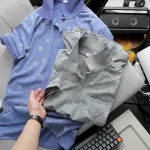 Áo Thun Nam Polo Cổ Bẻ Pack Horse Có Túi In Hoạ Tiết Hình Vuông ( Có size 3x)