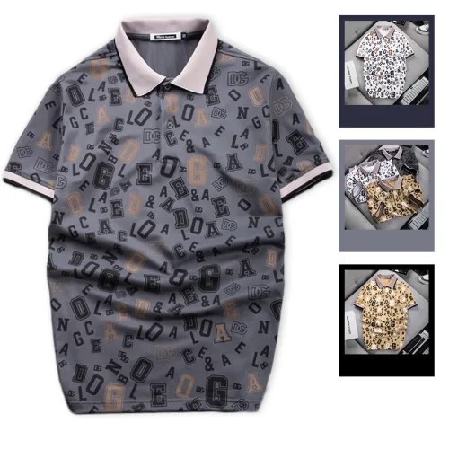 Áo Thun Nam Polo Cổ Bẻ In chữ