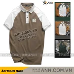 Áo Thun Nam Polo Cổ Bẻ Phối Màu Viền Bo Cổ (Có Size 3x)