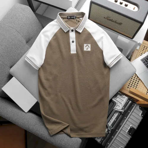 Áo Thun Nam Polo Cổ Bẻ Phối Màu Viền Bo Cổ (Có Size 3x)