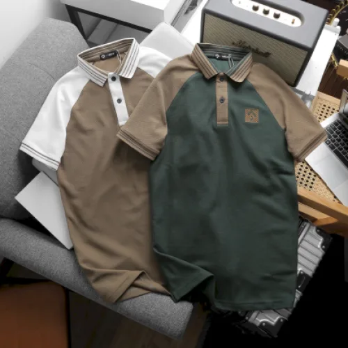 Áo Thun Nam Polo Cổ Bẻ Phối Màu Viền Bo Cổ (Có Size 3x)