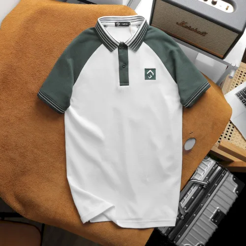 Áo Thun Nam Polo Cổ Bẻ Phối Màu Viền Bo Cổ (Có Size 3x)