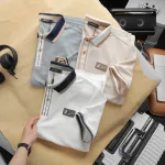 Áo Thun Nam Polo Cổ Bẻ Phối Tag Chữ Rears