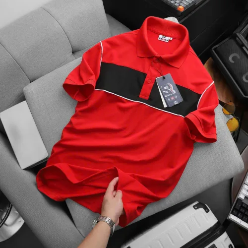 Áo Thun Nam Polo Cổ Bẻ SRB Phối Sọc Màu Trước Ngực (Có size 3x)