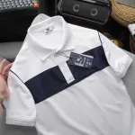 Áo Thun Nam Polo Cổ Bẻ SRB Phối Sọc Màu Trước Ngực (Có size 3x)