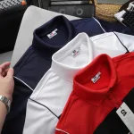 Áo Thun Nam Polo Cổ Bẻ SRB Phối Sọc Màu Trước Ngực (Có size 3x)