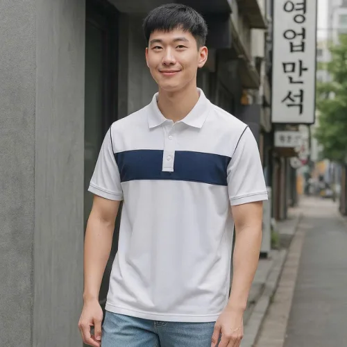 Áo Thun Nam Polo Cổ Bẻ SRB Phối Sọc Màu Trước Ngực (Có size 3x)