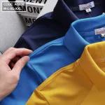 Áo Thun Nam Polo Cổ Bẻ Tay Ngắn Phối Sọc Trắng Bền Đẹp