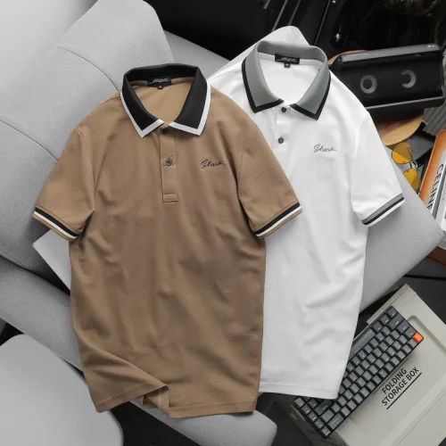 Áo Thun Nam Polo Cổ Bẻ Thêu Chữ Shark (Có size 3x)