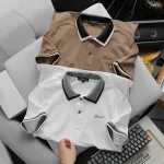 Áo Thun Nam Polo Cổ Bẻ Thêu Chữ Shark (Có size 3x)