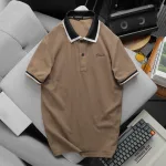 Áo Thun Nam Polo Cổ Bẻ Thêu Chữ Shark (Có size 3x)