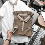 Áo Thun Nam Polo Cổ Bẻ Thêu Logo Đại Bàng (Có size 3x)