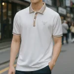 Áo Thun Nam Polo Cổ Bẻ Thêu Logo Đại Bàng (Có size 3x)