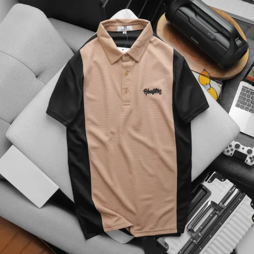 Áo Thun Nam Polo Cổ Bẻ Thêu Logo Houston