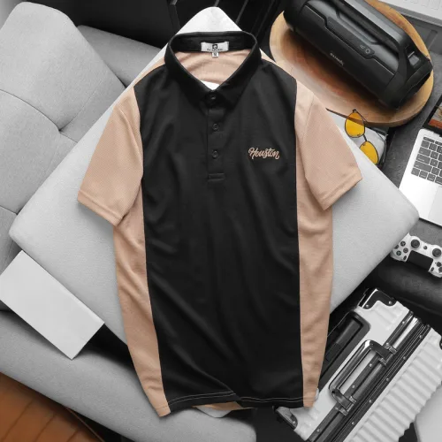 Áo Thun Nam Polo Cổ Bẻ Thêu Logo Houston