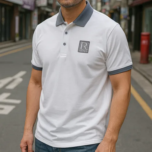 Áo Thun Nam Polo Cổ Bẻ Thêu Logo R Style (Có size 3x)