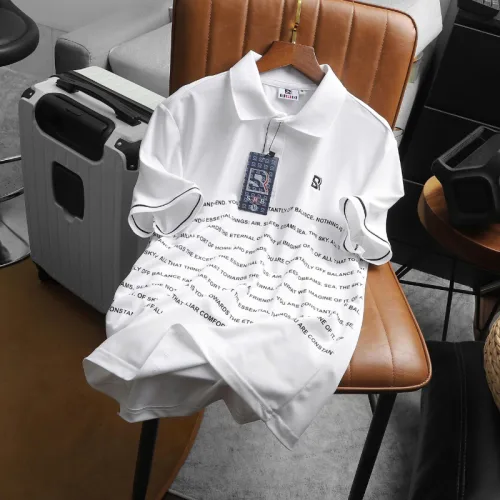 Áo Thun Nam Polo Cổ Bẻ Thêu Logo SRB Sọc Chữ (Có size 3x)