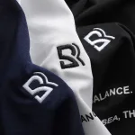 Áo Thun Nam Polo Cổ Bẻ Thêu Logo SRB Sọc Chữ (Có size 3x)