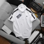 Áo Thun Nam Polo Cổ Bẻ Thêu SRB Tay Phối Sọc Cá Tính (Có size 3x)