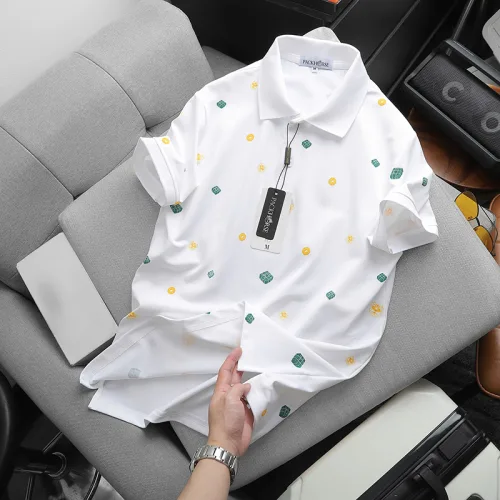 Áo Thun Nam Polo In Họa Tiết Tết (Có Size 3X)