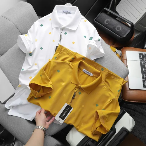 Áo Thun Nam Polo In Họa Tiết Tết (Có Size 3X)