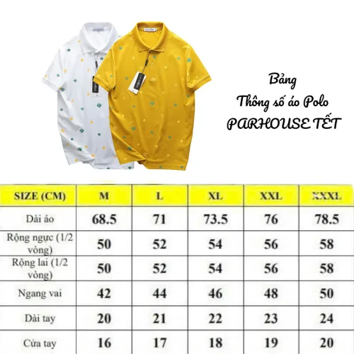 Áo Thun Nam Polo In Họa Tiết Tết (Có Size 3X)