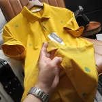 Áo Thun Nam Polo In Họa Tiết Tết (Có Size 3X)