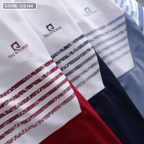 Áo Thun Nam Polo In Sọc Màu Cao Cấp
