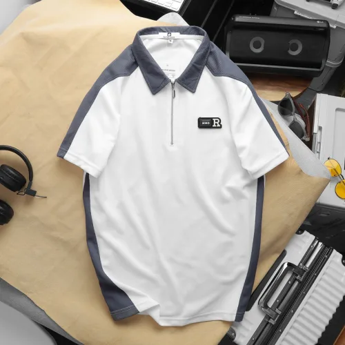 Áo Thun Nam Polo Pack Horse Cổ Bẻ Phối Dây Kéo