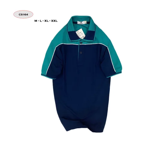 Áo Thun Nam Polo Phối Sọc Cao Cấp