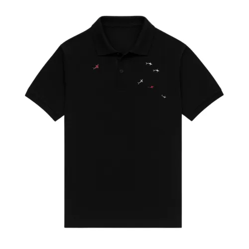 Áo Thun Nam Thêu Cá Mập Cao Cấp (Có Size 3XL)