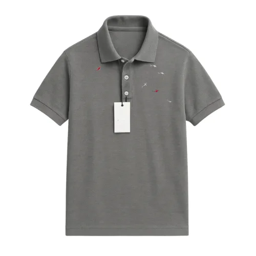 Áo Thun Nam Thêu Cá Mập Cao Cấp (Có Size 3XL)
