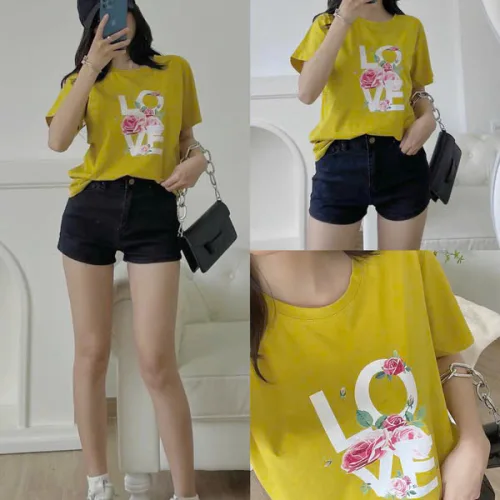 Áo Thun Nữ Cổ Tròn Size M (40-60kg) Nhiều Mẫu 1