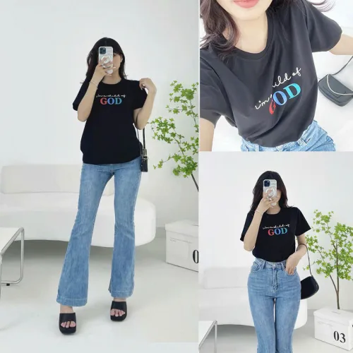 Áo Thun Nữ Cổ Tròn Size M (40-60kg) Nhiều Mẫu 2