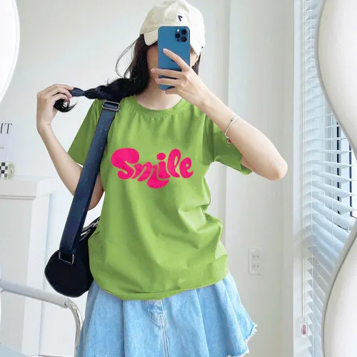 Áo Thun Nữ Cổ Tròn Size M (40-60kg) Nhiều Mẫu 2