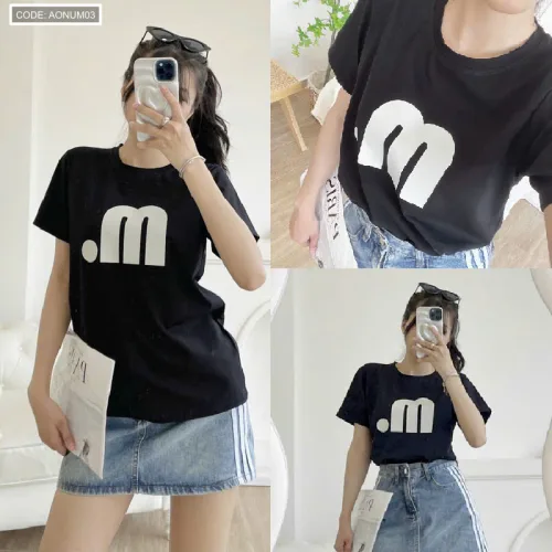 Áo Thun Nữ Cổ Tròn Size M (40-60kg) Nhiều Mẫu 3