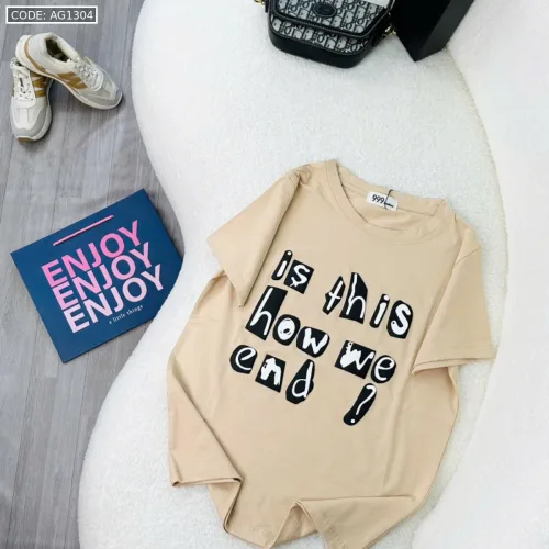 Áo Thun Nữ Cổ Tròn Size M (40-60kg) Nhiều Mẫu 3