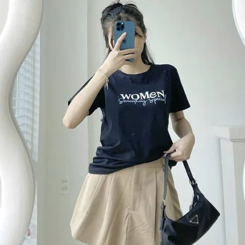 Áo Thun Nữ Cổ Tròn Size M (40-60kg) Nhiều Mẫu 4