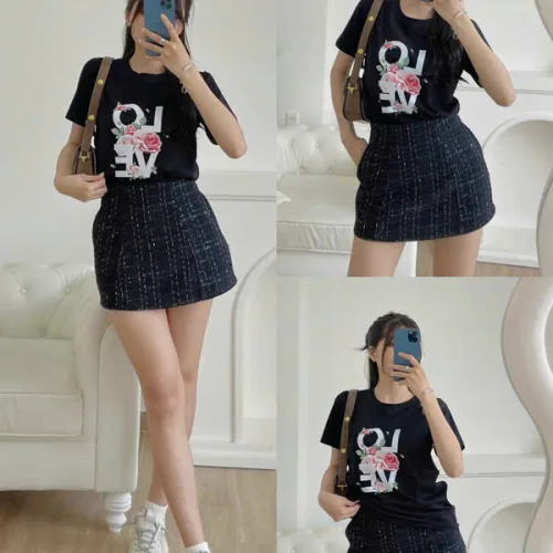 Áo Thun Nữ Cổ Tròn Size M (40-60kg) Nhiều Mẫu 4