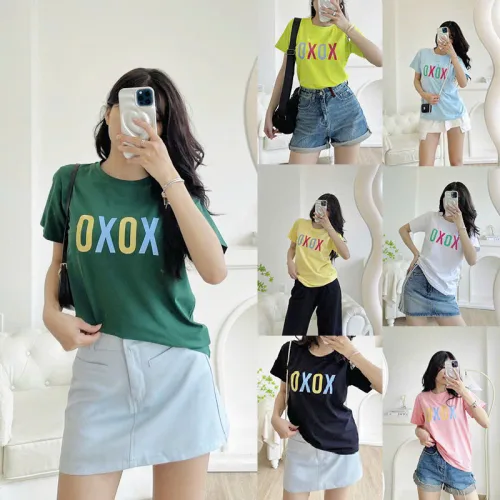 Áo Thun Nữ Cổ Tròn Size M (40-60kg) Nhiều Mẫu 4