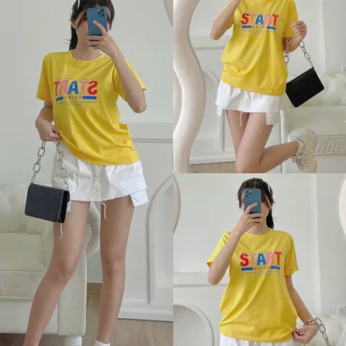 Áo Thun Nữ Cổ Tròn Size M (40-60kg) Nhiều Mẫu 4