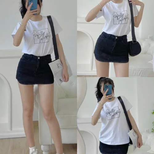 Áo Thun Nữ Cổ Tròn Size M (40-60kg) Nhiều Mẫu 4